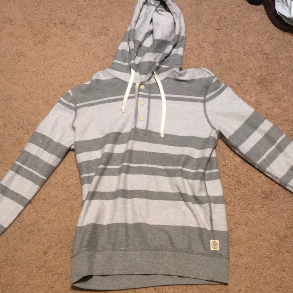 Striped Casual American Eagle Hoodie